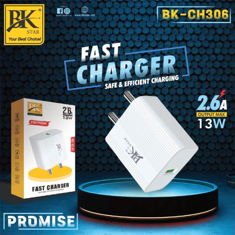 BK CH-306 SINGLE USB CHARGER