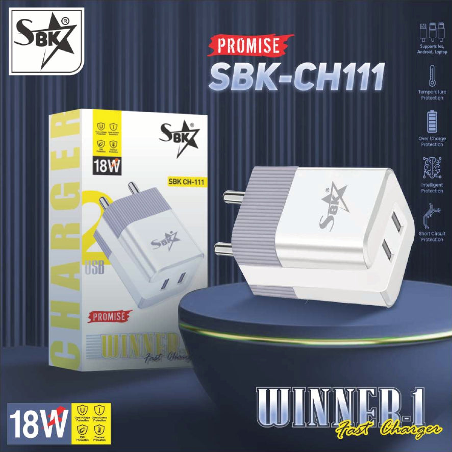 DUAL PORT FAST CHARGER  SBK-111