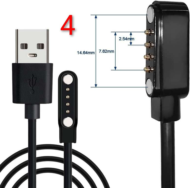 4 Pin Smart Watch Charger Raj Naira Enterprises